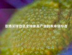 亚博买球首选全球体育产业的未来领导者