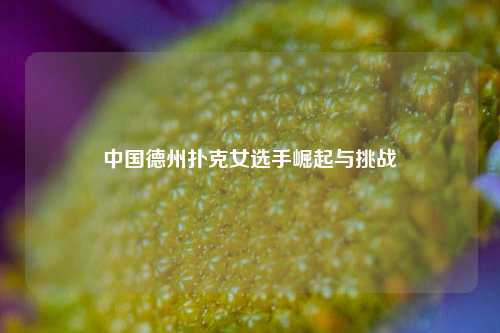 中国德州扑克女选手崛起与挑战