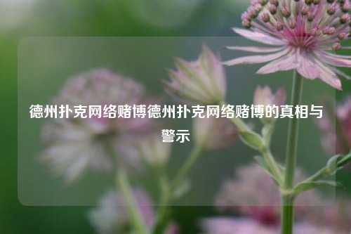 德州扑克网络赌博德州扑克网络赌博的真相与警示